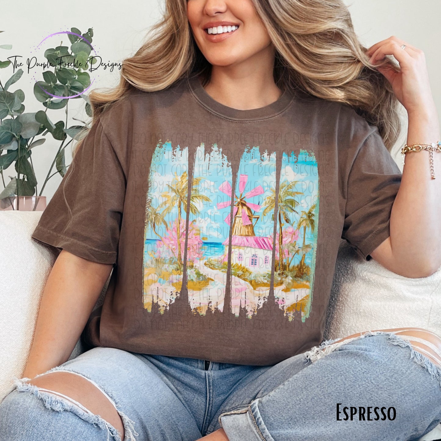 Watercolor Palm Trees