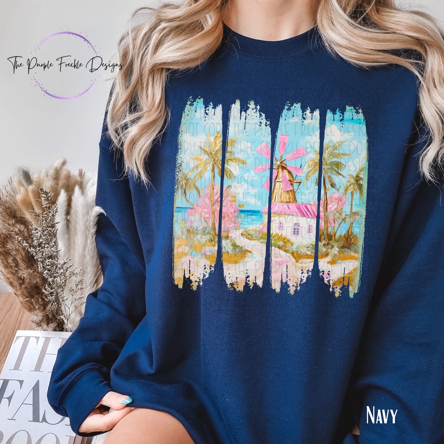 Watercolor Palm Trees